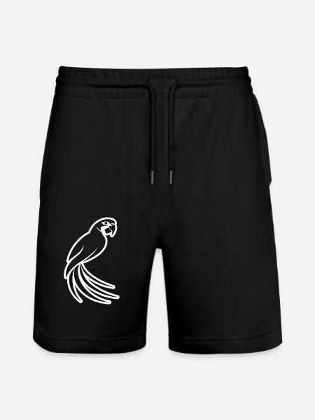 Perroquet oiseau - Short de jogging bio TRAINER Stanley/Stella unisexe - noir