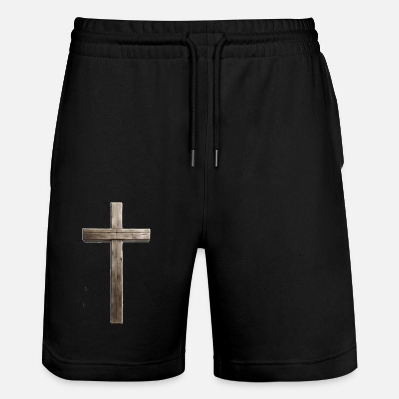 croix de bois - Short de jogging bio TRAINER Stanley/Stella unisexe - noir