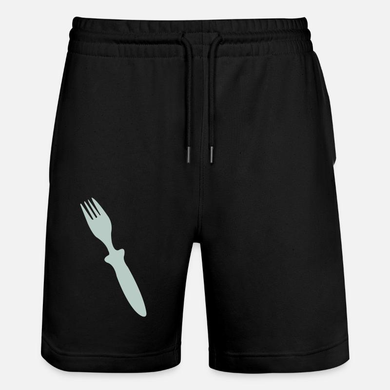 fourchette - Short de jogging bio TRAINER Stanley/Stella unisexe - noir