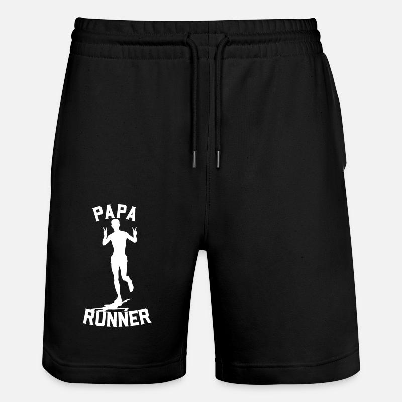 papa runner - Short de jogging bio TRAINER Stanley/Stella unisexe - noir