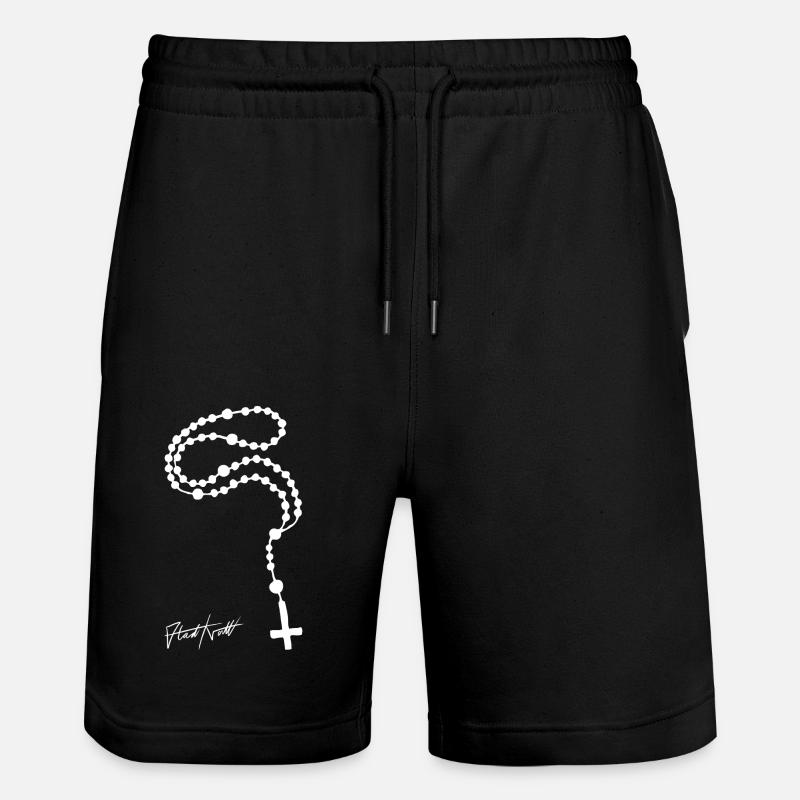 Signature du chapelet - Short de jogging bio TRAINER Stanley/Stella unisexe - noir