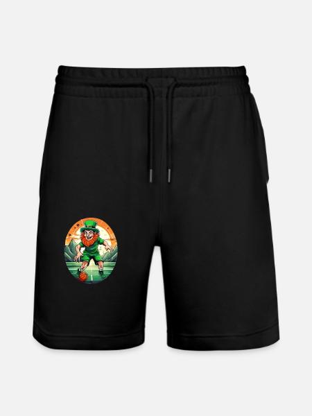 Basket-ball Trèfle de la Saint-Patrick - Short de jogging bio TRAINER Stanley/Stella unisexe - noir