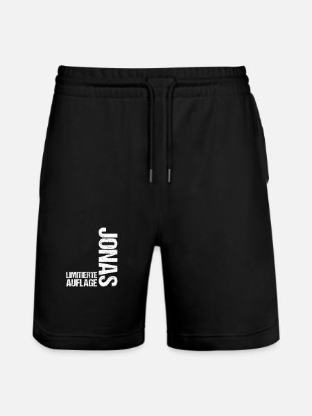 Jonas - Stanley/Stella Unisex Bio Joggingshorts Trainer  - Schwarz