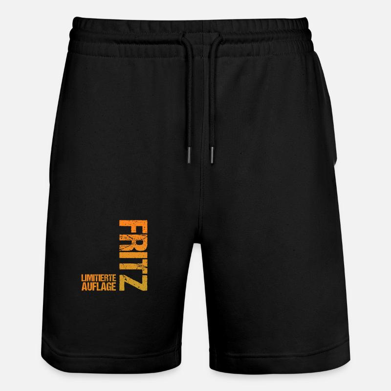 Fritz - Stanley/Stella Unisex Bio Joggingshorts Trainer  - Schwarz