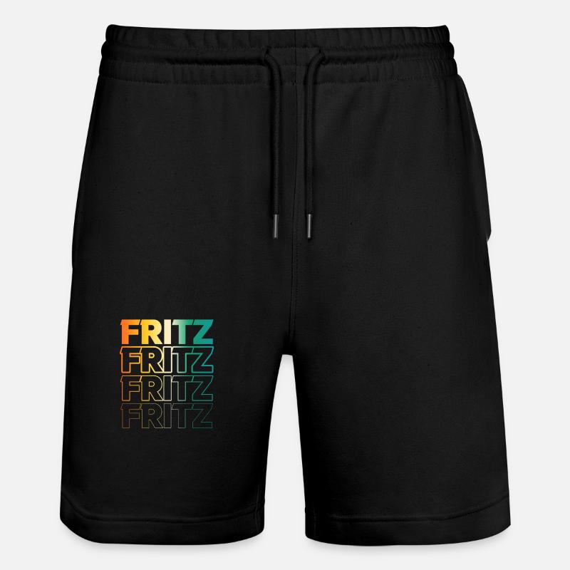 Fritz - Stanley/Stella Unisex Bio Joggingshorts Trainer  - Schwarz
