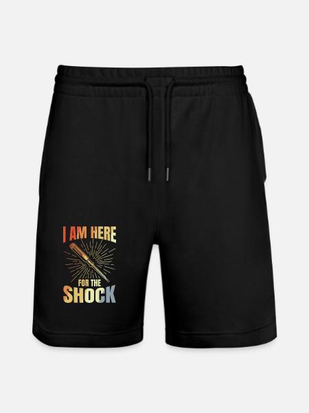 Electrical Engineer Saying - Stanley/Stella Trainer Unisex Organic Jogging Shorts - black