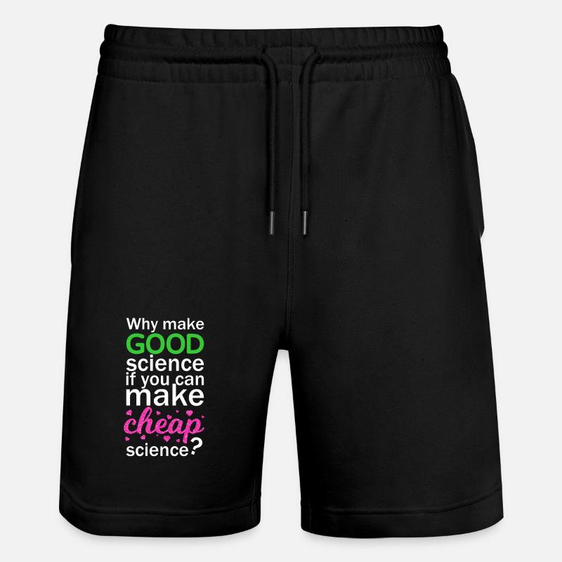 Cheap Science - Stanley/Stella Unisex Bio Joggingshorts Trainer  - Schwarz