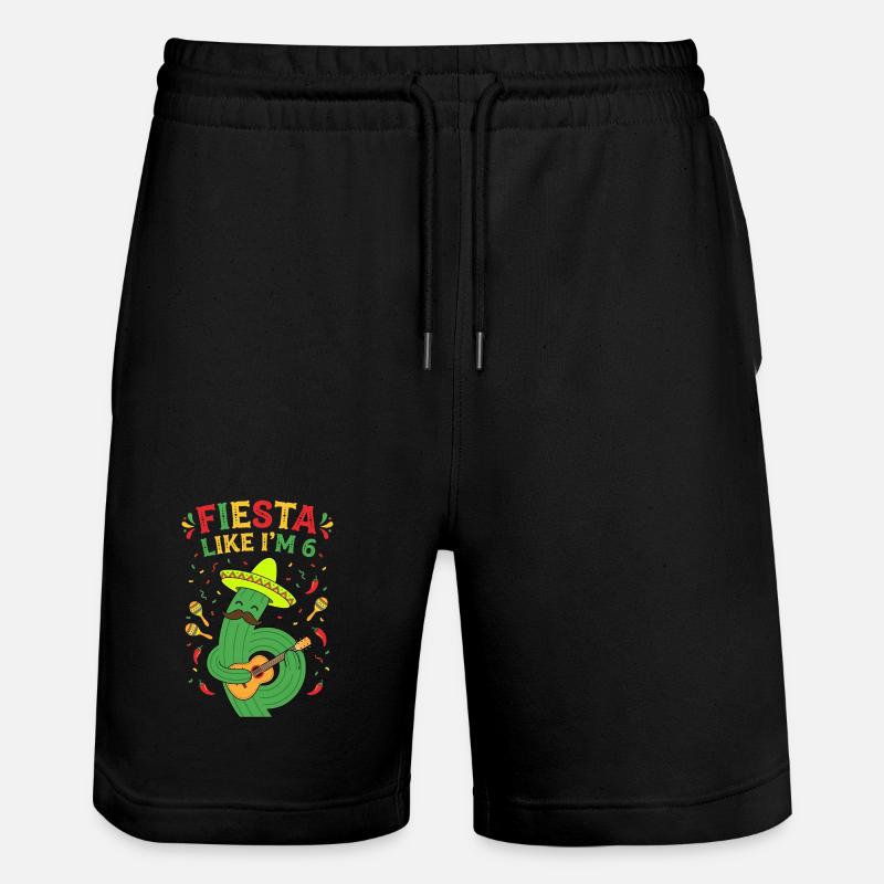 Fiesta comme si j’avais 6 cactus - Short de jogging bio TRAINER Stanley/Stella unisexe - noir