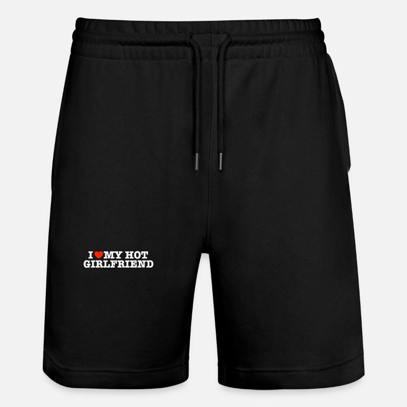 J’aime ma copine chaude - Short de jogging bio TRAINER Stanley/Stella unisexe - noir