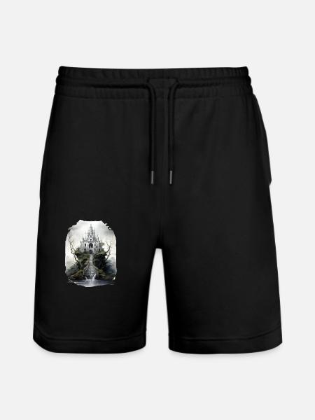 Gothic Art - Stanley/Stella Trainer Unisex Organic Jogging Shorts - black