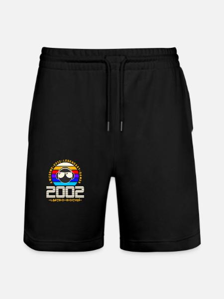 2002 - Stanley/Stella Trainer Unisex Organic Jogging Shorts - black