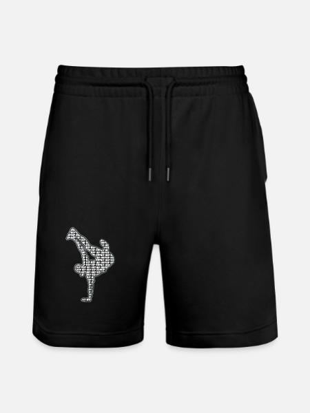 Breakdance - Stanley/Stella Trainer Unisex Organic Jogging Shorts - black