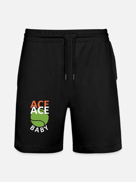Tennis - Stanley/Stella Trainer Unisex Organic Jogging Shorts - black