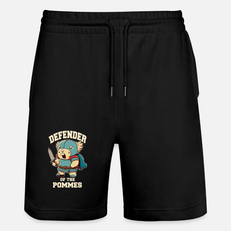 Guerrier défenseur avec épée - Short de jogging bio TRAINER Stanley/Stella unisexe - noir