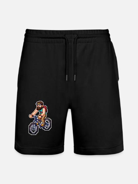VTT Pixel Art - Short de jogging bio TRAINER Stanley/Stella unisexe - noir