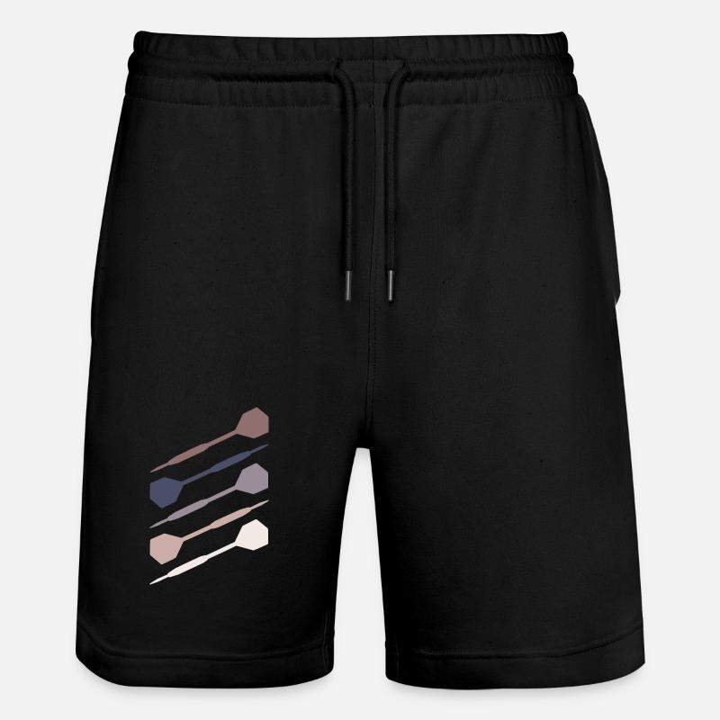 Fléchettes Fléchettes Joueur de fléchettes - Short de jogging bio TRAINER Stanley/Stella unisexe - noir