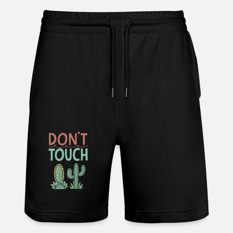 Ne Pas Toucher Cactus - Short de jogging bio TRAINER Stanley/Stella unisexe - noir