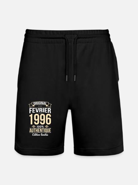 30th Anniversary - Original - February 1996 - Stanley/Stella Trainer Unisex Organic Jogging Shorts - black
