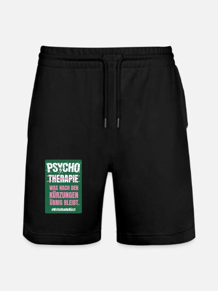 PSYCHO_02 - Stanley/Stella Unisex Bio Joggingshorts Trainer - Schwarz