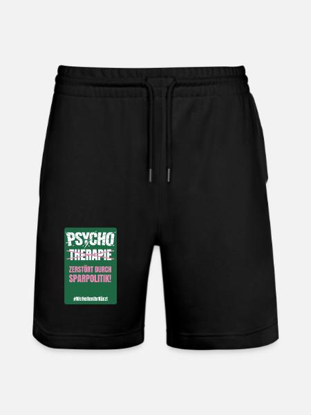 PSYCHO_05 - Stanley/Stella Unisex Bio Joggingshorts Trainer - Schwarz