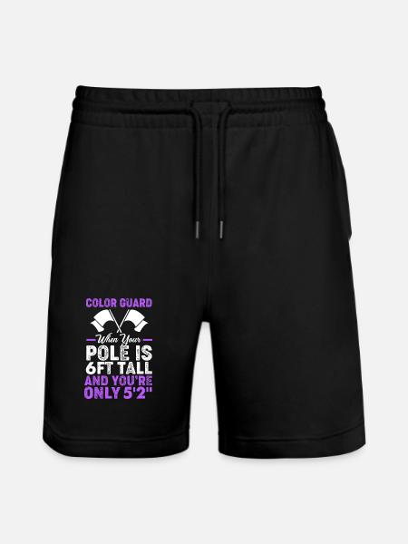 Karneval Fahnenschwenker Fahnenschwingen Fasching - Stanley/Stella Unisex Bio Joggingshorts Trainer  - Schwarz
