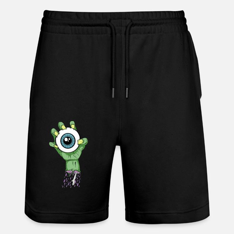 Oeil de zombie - Short de jogging bio TRAINER Stanley/Stella unisexe - noir