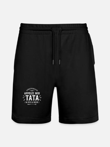 Maintenant Appelez moi Tata - Short de jogging bio TRAINER Stanley/Stella unisexe - noir