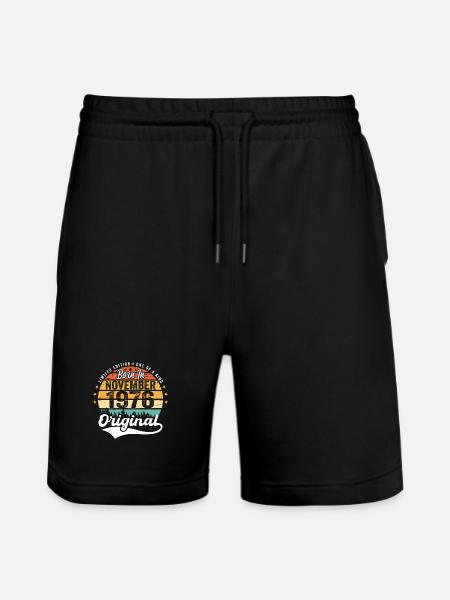 Legendary since November 1976 - 1976 - Stanley/Stella Trainer Unisex Organic Jogging Shorts - black
