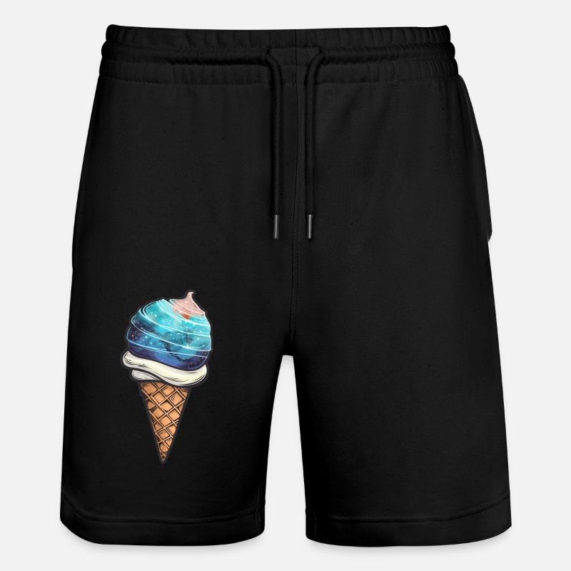 Planète de glace Mercure - Short de jogging bio TRAINER Stanley/Stella unisexe - noir