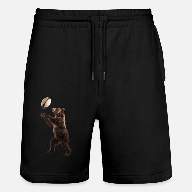 Tragen - Stanley/Stella Unisex Bio Joggingshorts Trainer  - Schwarz