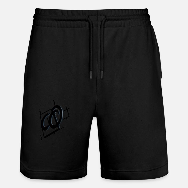 Orderstudios - Stanley/Stella Unisex Bio Joggingshorts Trainer  - Schwarz