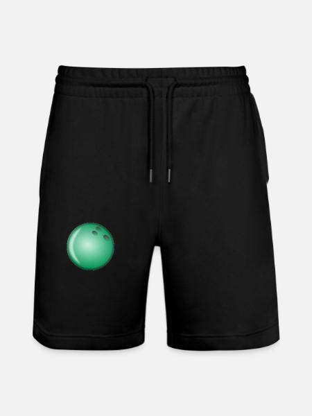 Bowling - Stanley/Stella Unisex Bio Joggingshorts Trainer  - Schwarz