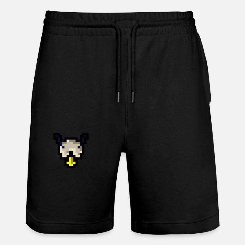 Pixel Hund - Stanley/Stella Unisex Bio Joggingshorts Trainer  - Schwarz