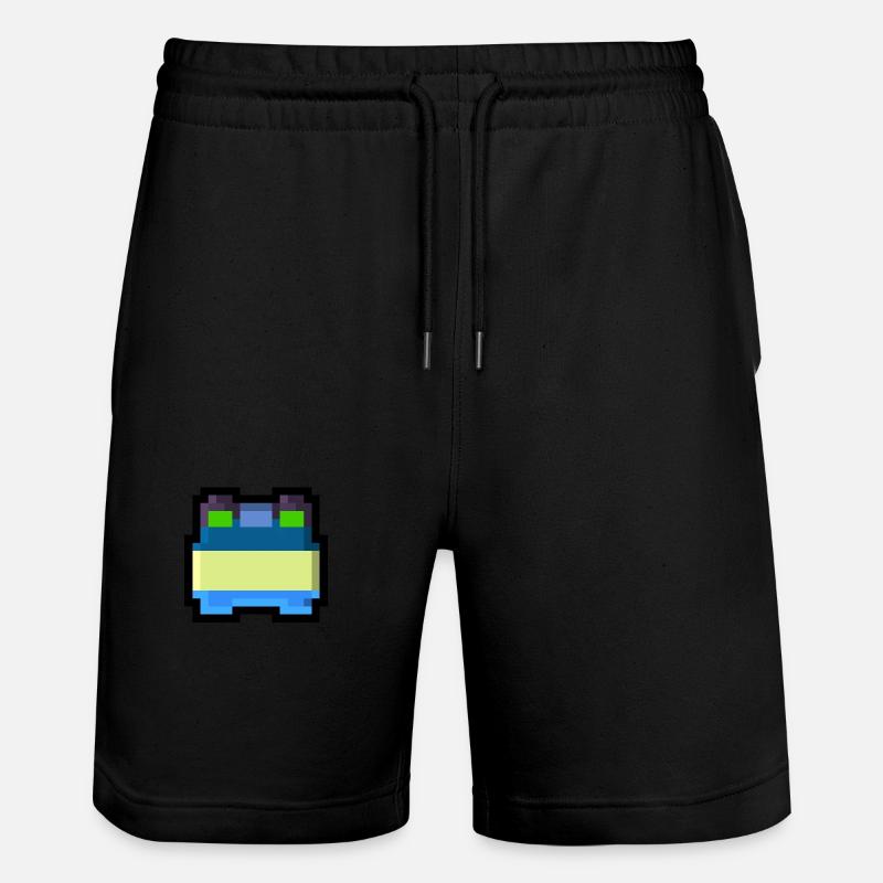 Pixel Smile - Stanley/Stella Unisex Bio Joggingshorts Trainer  - Schwarz