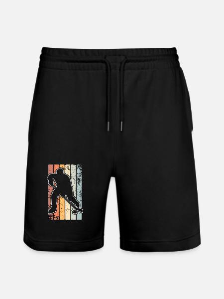 Eishockey - Stanley/Stella Trainer Unisex Organic Jogging Shorts - black