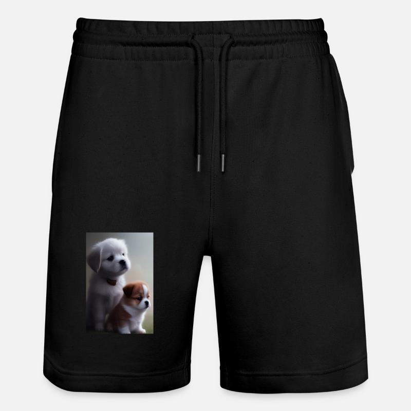 Bébé chien - Short de jogging bio TRAINER Stanley/Stella unisexe - noir
