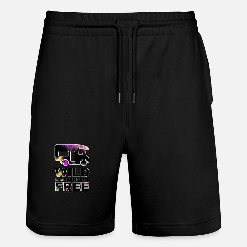 Liberté du campeur - Short de jogging bio TRAINER Stanley/Stella unisexe - noir