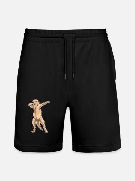 Danse hip hop suricate - Short de jogging bio TRAINER Stanley/Stella unisexe - noir