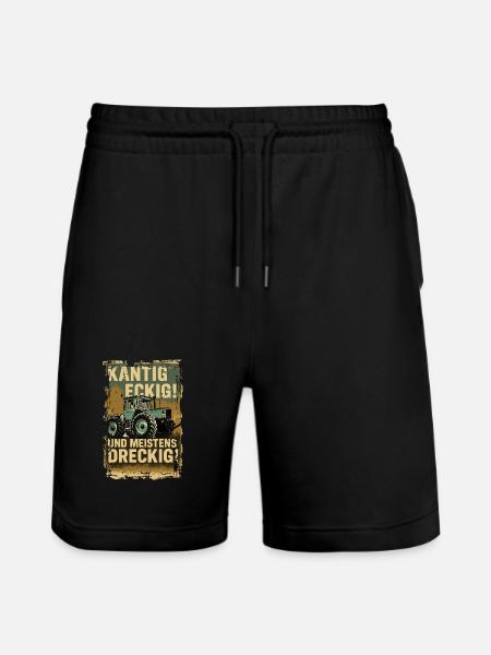 MB Trac - Stanley/Stella Unisex Bio Joggingshorts Trainer - Schwarz
