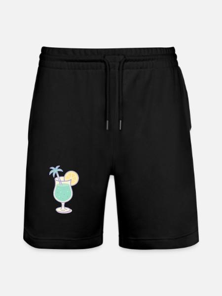 Sippin' in Paradise - Stanley/Stella Trainer Unisex Organic Jogging Shorts - black