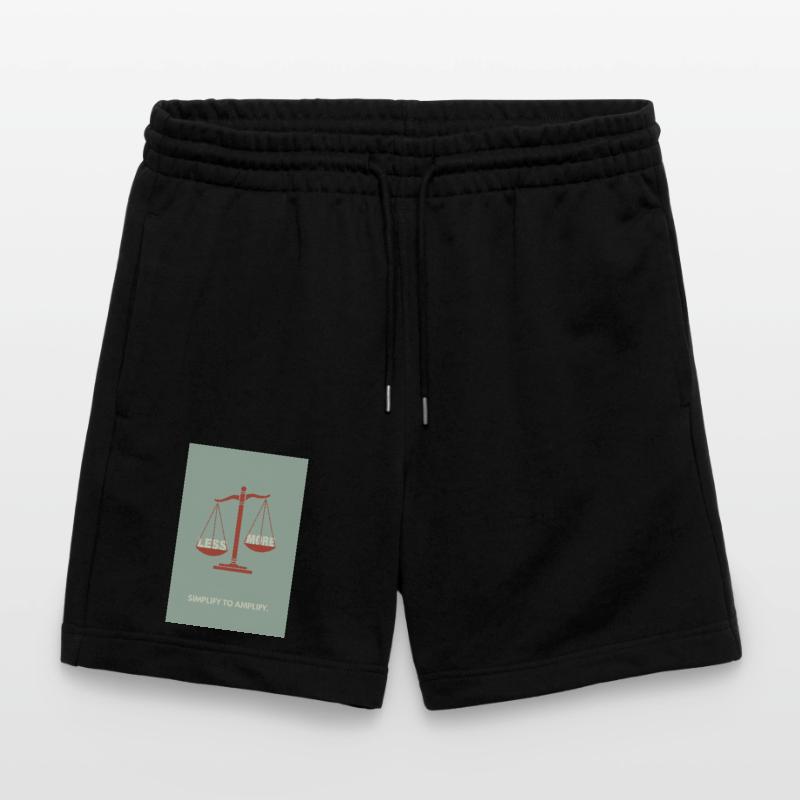 Moins, c’est plus - Conception d’affiche d’équilibre Short de jogging bio TRAINER Stanley/Stella unisexe