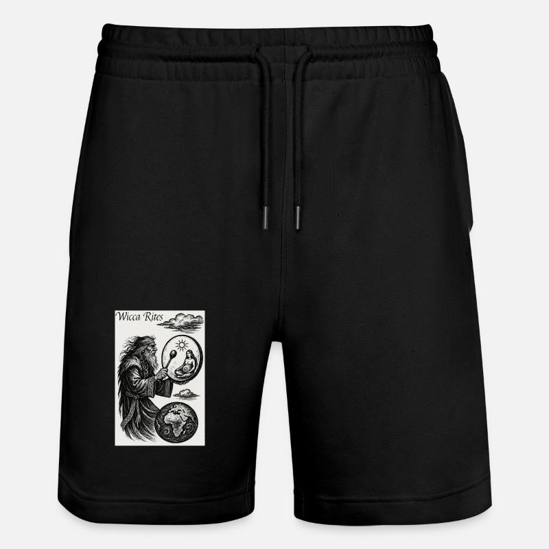 Wicca-Riten - Stanley/Stella Unisex Bio Joggingshorts Trainer  - Schwarz