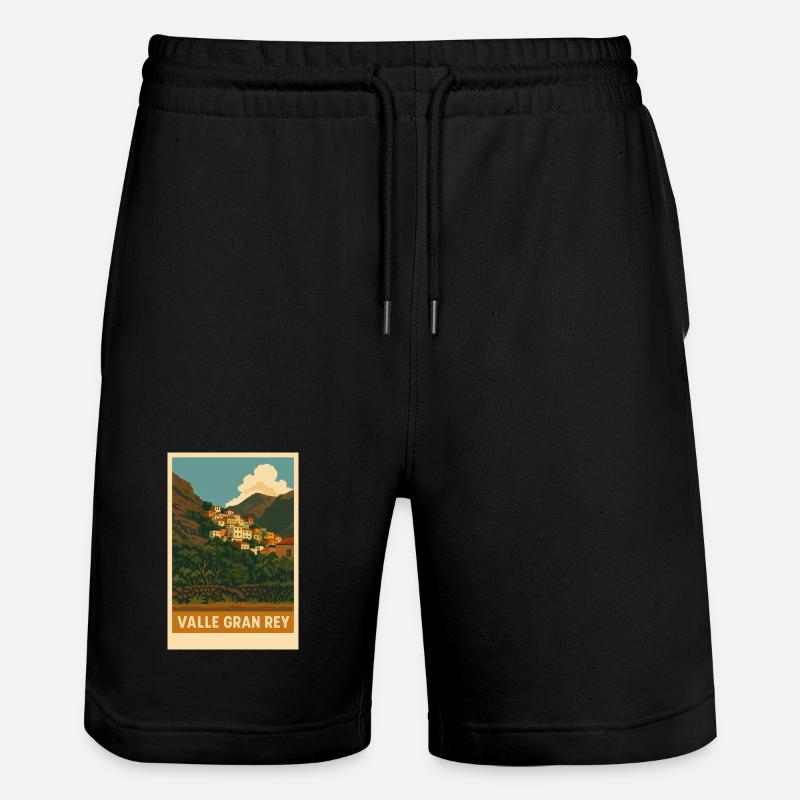 La Calera Valle Gran Rey - Short de jogging bio TRAINER Stanley/Stella unisexe - noir