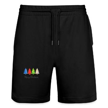 Noël Dire Noël Drôle Drôle Humour - Short de jogging bio TRAINER Stanley/Stella unisexe - noir - Devant - Nik (191cm) & Marisol (170cm)