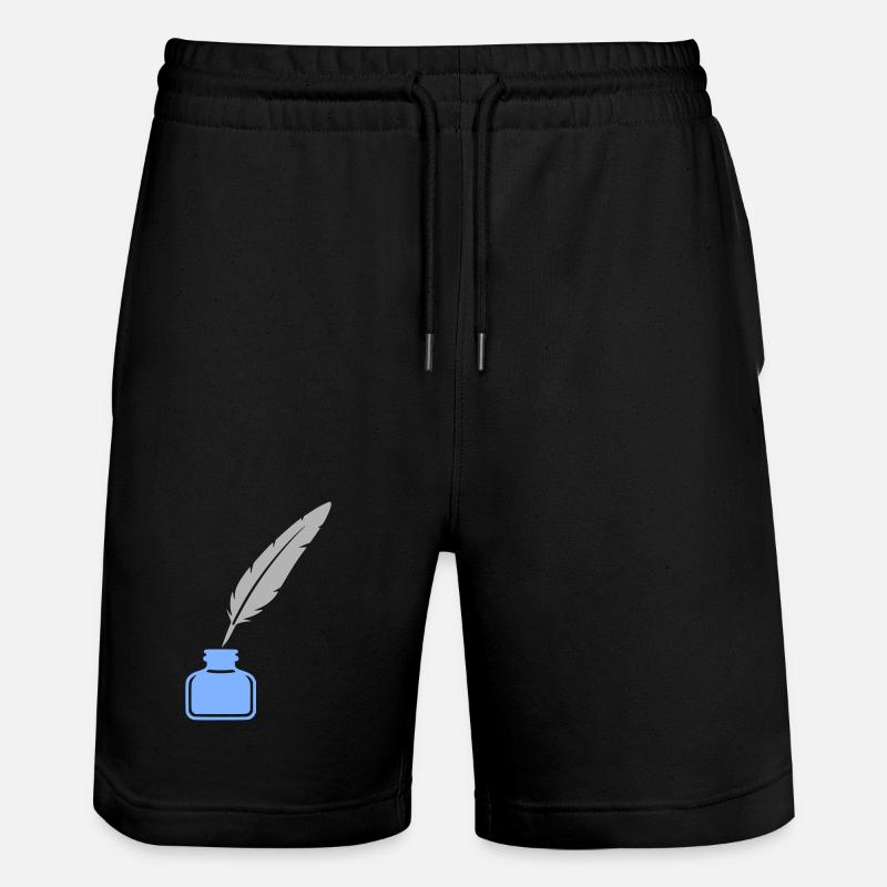 Icône d’encre de stylo - Short de jogging bio TRAINER Stanley/Stella unisexe - noir