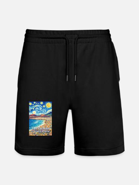 Las Palmas de Gran Canaria, Spanien - Ekologiska joggingshorts Trainer unisex från Stanley/Stella - svart