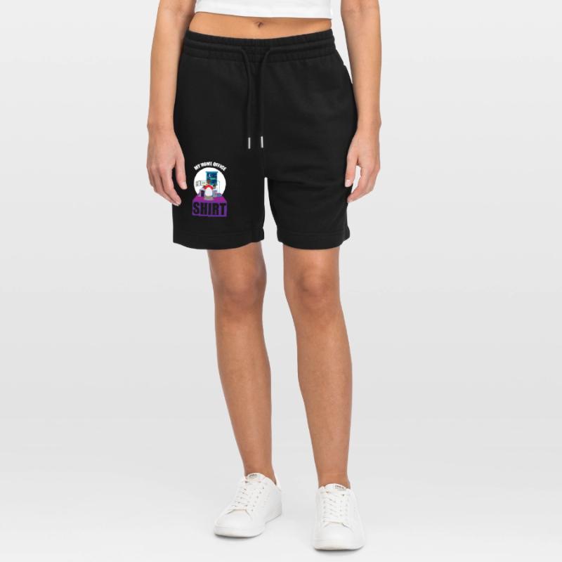 Night Shift Coder Programmer Desk Graphic Stanley/Stella Trainer Unisex Organic Jogging Shorts