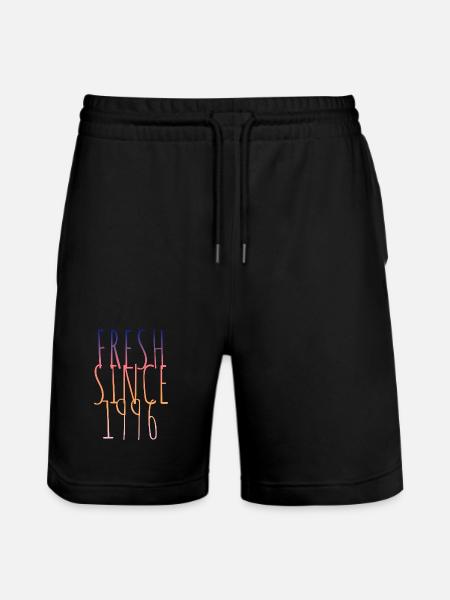 Vintage 1996 - Stanley/Stella Trainer Unisex Organic Jogging Shorts - black