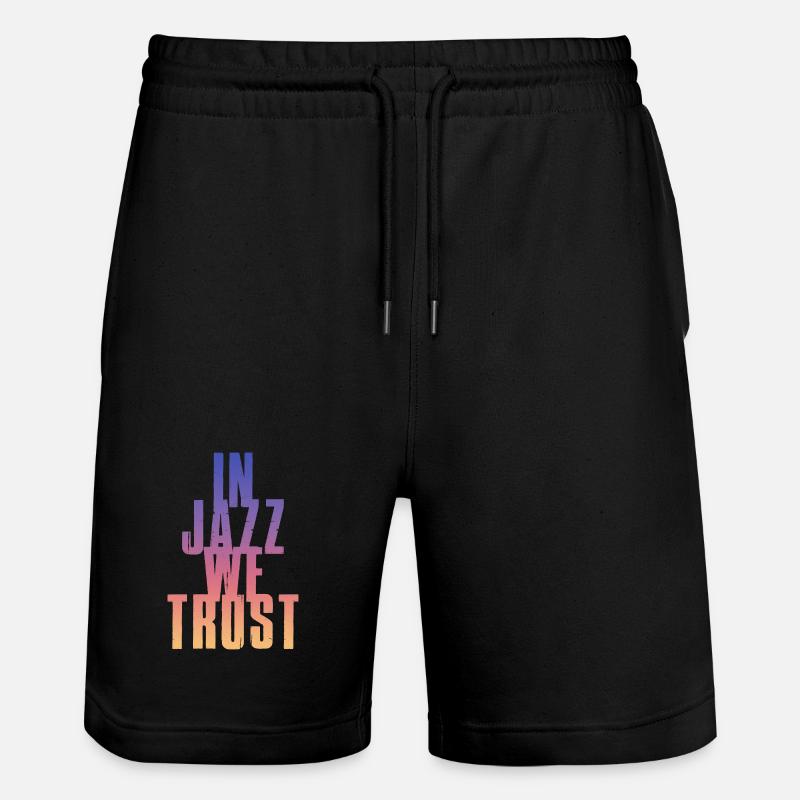 Nel jazz crediamo - Pantaloncini da jogger ecologici unisex Trainer di Stanley/Stella - nero