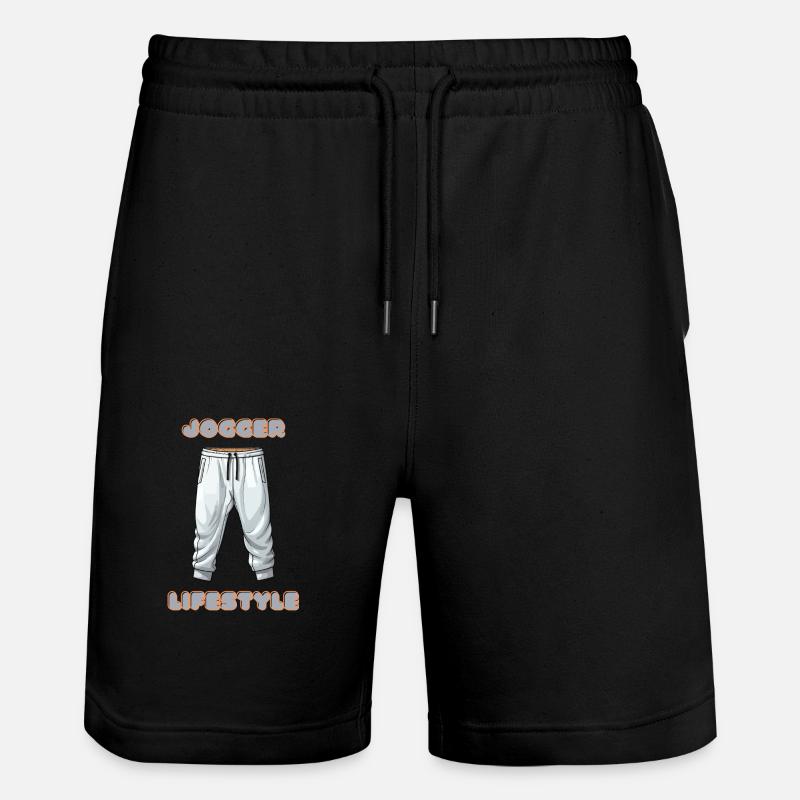 Jogger Lifestyle - Stanley/Stella Unisex Bio Joggingshorts Trainer  - Schwarz